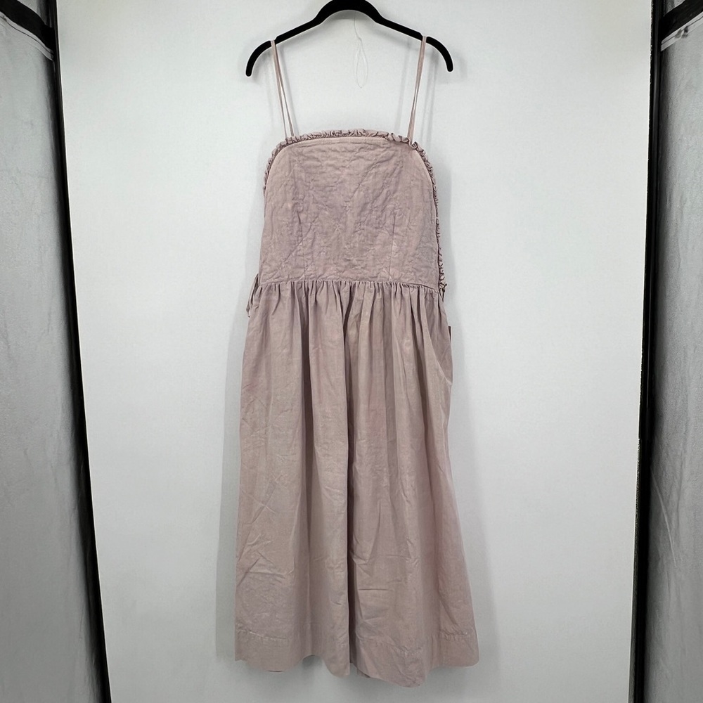 Rudy Jude Purple Potholder Lilac Sleeveless Ruffle Dress NWT medium - Picture 8 of 12